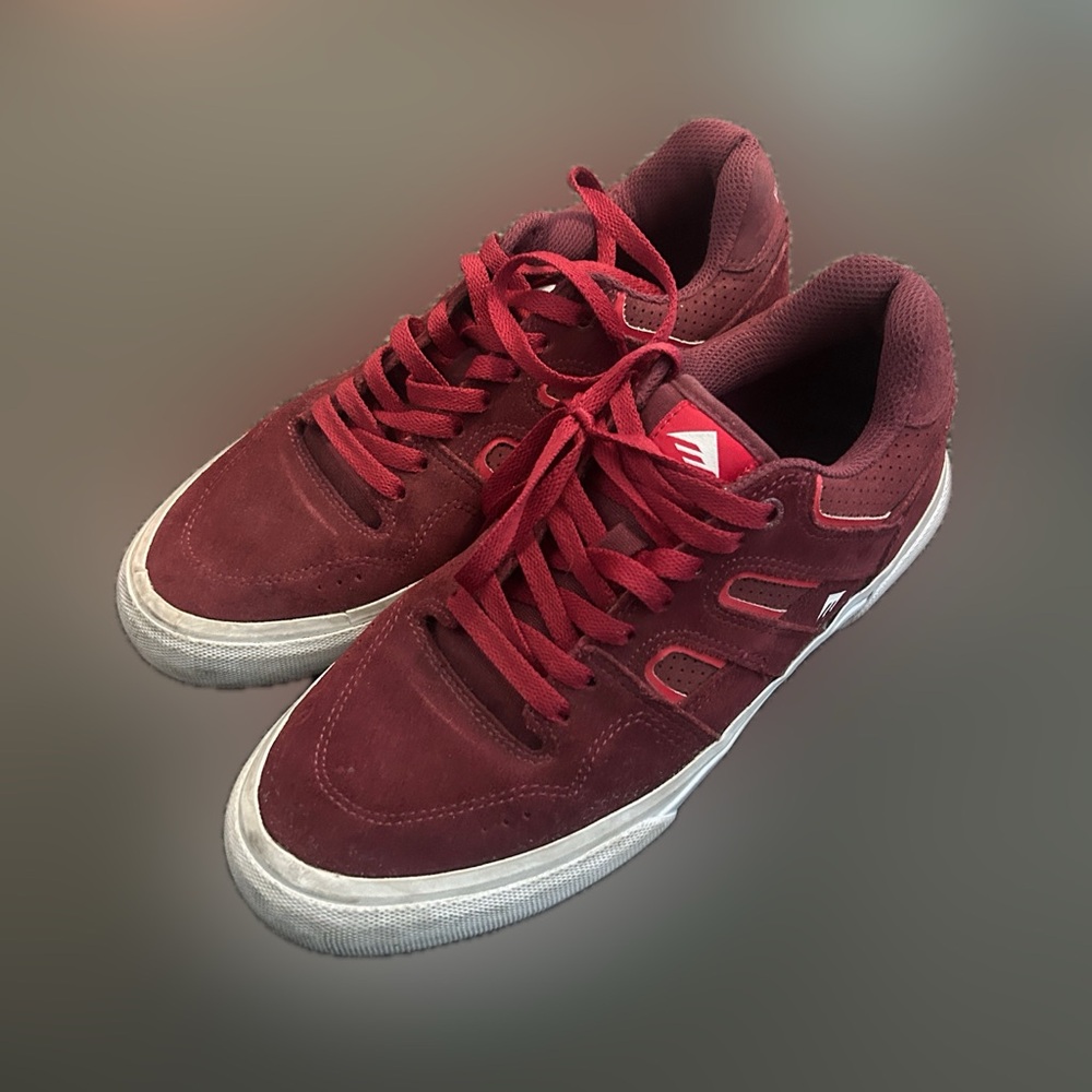 Emerica Men's Deep Red Sneakers